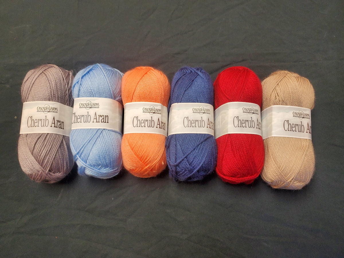 Cascade Cherub Aran Yarn Lot in Tiger Lily - Sweater Quantity! buy