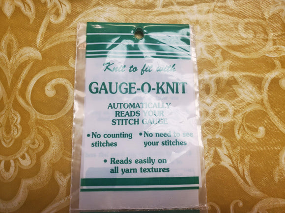 Gauge-O-Knit.