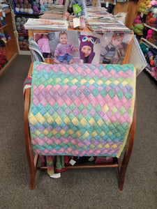 Entralac Baby Blanket-Nancy's Alterations and Yarn Shop