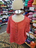 Red Sweater Blouse-Nancy's Alterations and Yarn Shop