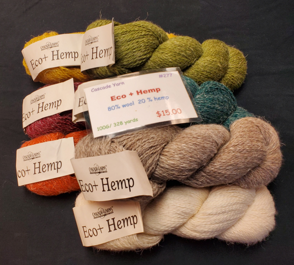 Cascade Yarns Eco + Hemp-Nancy's Alterations and Yarn Shop
